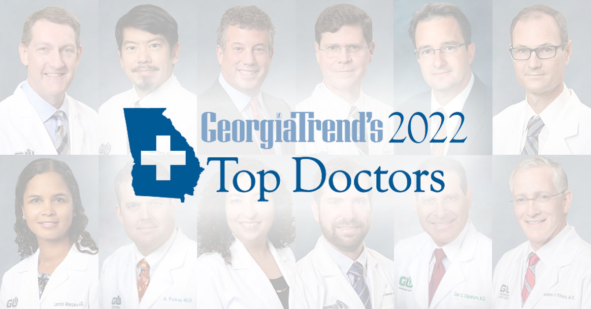 Georgia Trend 2022 Top Doctors with Georgia Urology