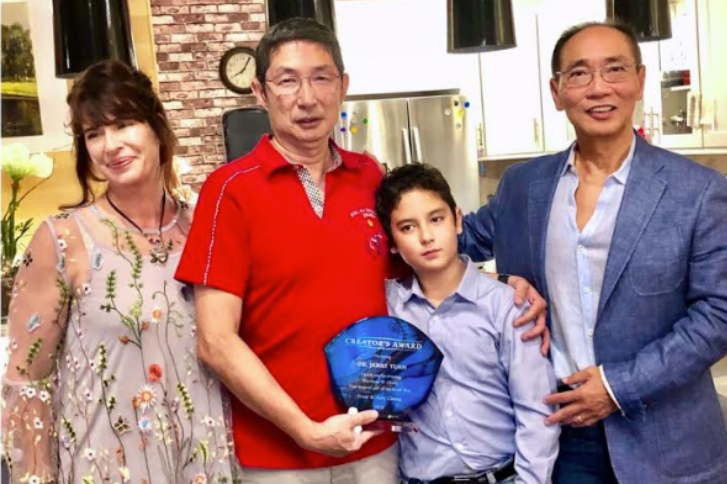 Photo of Amy Chang with her family.