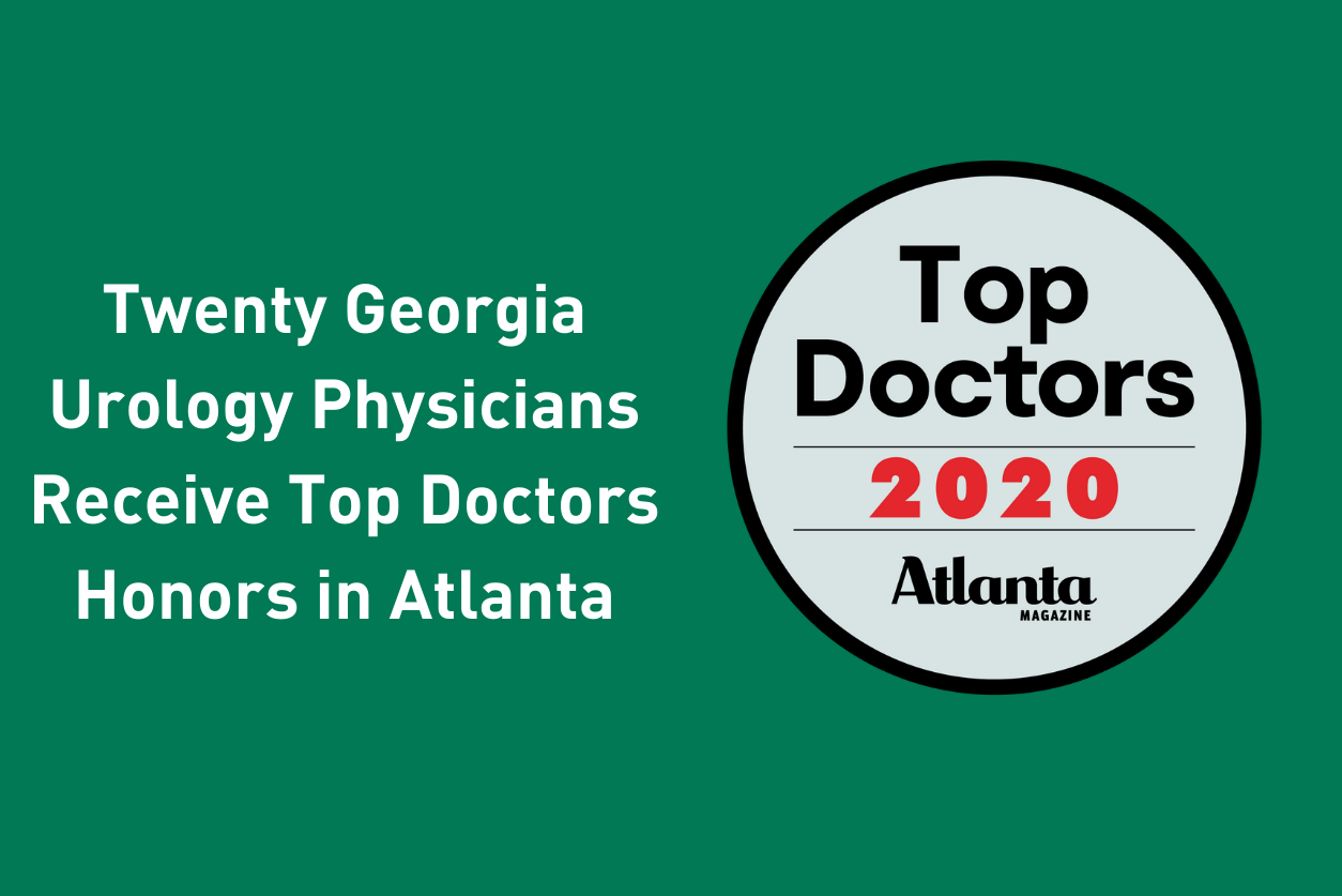 Graphic with Top Doctors 2020 logo.