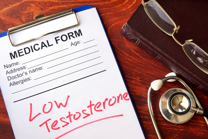 Patient diagnosed with a Testosterone Deficiency