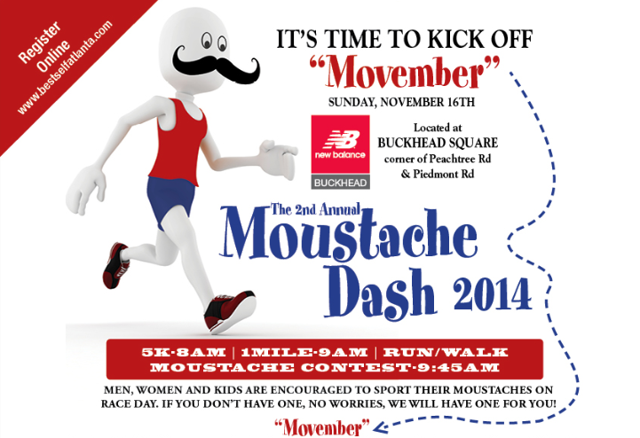 2014 Moustache Dash poster.